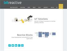 Tablet Screenshot of bitreactive.com